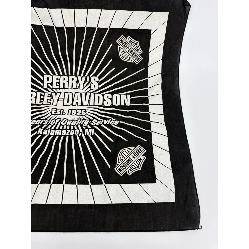 Perry Harley Davidson Kalamazoo Michigan Bandana 75th Anniversary